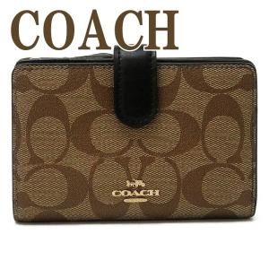 COACH（コーチ） アウトレット C6390 IMBLK クロスグレイン ミディアム