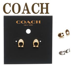 COACH コーチ ピアス レディース クリスタル スタッズ ゴールド