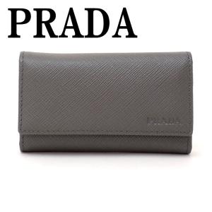 プラダ キーケース PRADA プラダ キーリング 6連 サフィアーノレザー 2PG222-PN9-F0048｜zeitakuya