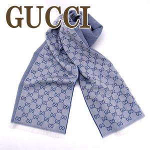 GUCCI（グッチ） マフラー シェリーライン ウール シルク 147351 GG