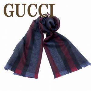 GG グッチ ストール マフラー GUCCI シルク入り GG柄 大判45×180cm