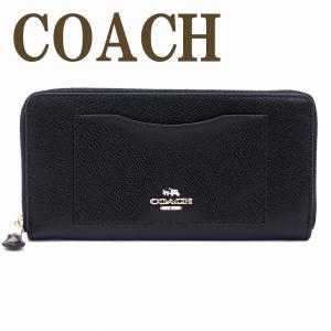 COACH コーチ 財布 長財布 F54757 ブラック エンボスド クロコ
