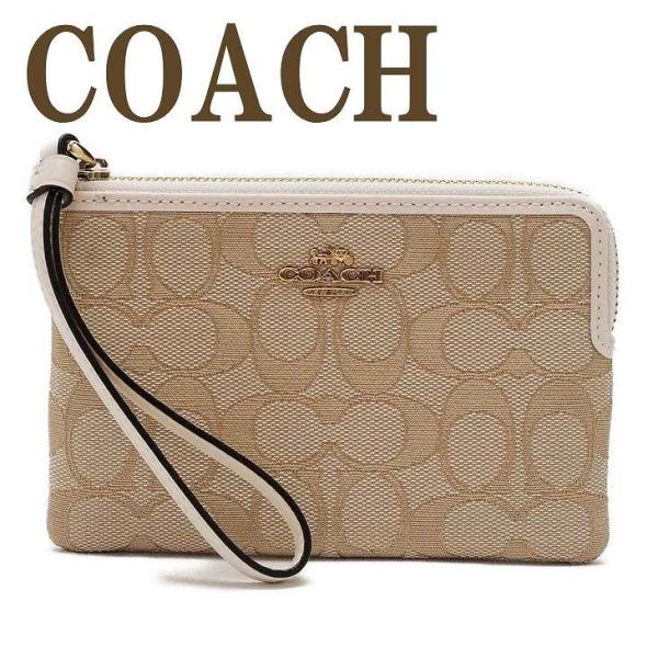 コーチ COACH ポーチ ハンドポーチ リストレット クラッチ 財布 ハンドバッグ レディース シ...