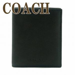 コーチ 財布 メンズ 二つ折り財布 カードケース COACH レザー 6729QBBK  ネコポス｜zeitakuya