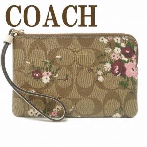 COACH（コーチ） ポーチ 新作 新品 フローラル プリント リストレット