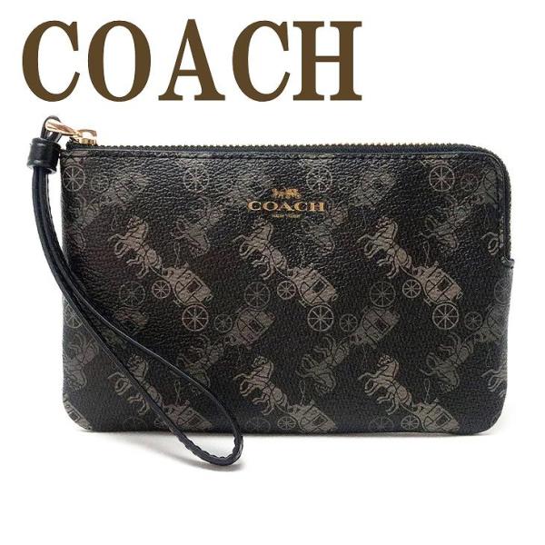 コーチ COACH ポーチ レディース ハンドポーチ リストレット 財布 クラッチ 財布 ハンドバッ...