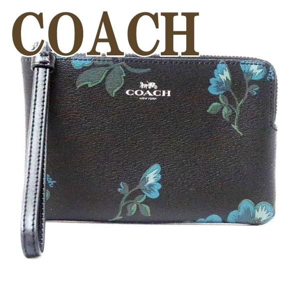 コーチ COACH ポーチ クラッチバッグ ハンドポーチ 財布 レディース スマホケース 花柄 88...