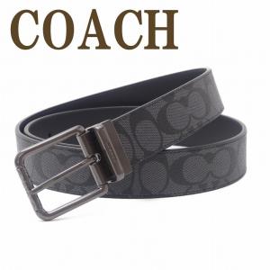 COACH（コーチ） ベルト メンズ アウトレット レザー ブラック