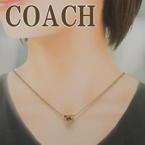 コーチ COACH ネックレス レディース サークル インターロッキング ダブル ペンダント アクセサリー 91441GLD  ネコポス