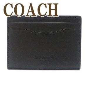 【新品未使用】 COACH ブラックレザー 名刺入れ COACH コーチCOACHメンズ 名刺入れ 高級 カードケース