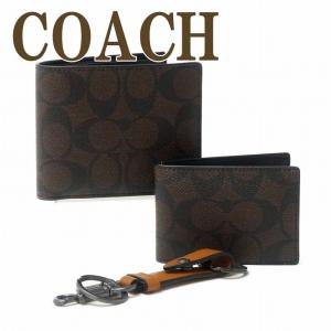 COACH（コーチ） 財布 折財布 二つ折り 財布 マネークリップ付き