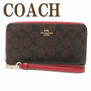 コーチ COACH 財布 レディース 長財布 ストラップ ラウンドファスナー C4452IMRVQ｜zeitakuya