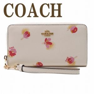 COACH（コーチ） レディース 花柄 バラ 財布 長財布 ロング ジップ