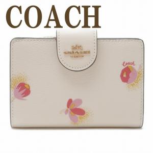 コーチ COACH 財布 レディース 二つ折り財布 レザー フローラル 花柄 ピンク C6439IMCAH｜zeitakuya