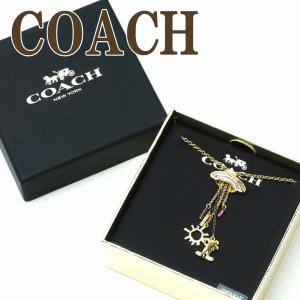 コーチ COACH ネックレス レディース チェーン ミッキーマウス キースへリング ディズニー コラボ アクセサリー ピンク C7787GLD