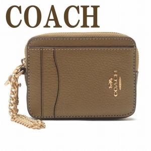 コーチ COACH カードケース コインケース 財布 レディース 定期入れ 小銭入れ レザー メタリ...