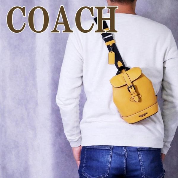 コーチ COACH バッグ メンズ ショルダーバッグ 斜め掛け ワンショルダー ミニ レザー CB9...