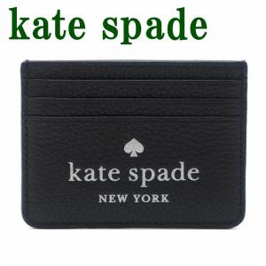 ケイトスペード kate spade カードケース IDケース パスケース 定期入れ レディース　ブラック 黒 K4706-001  ネコポス｜zeitakuya
