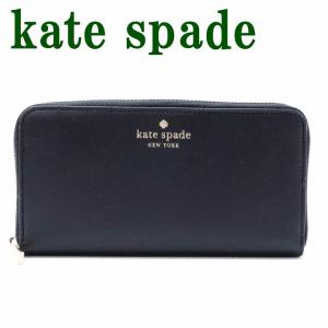 ケイトスペード 財布 Kate Spade 長財布 レディース ラウンドファスナー ブラック 黒 K9347-001｜zeitakuya