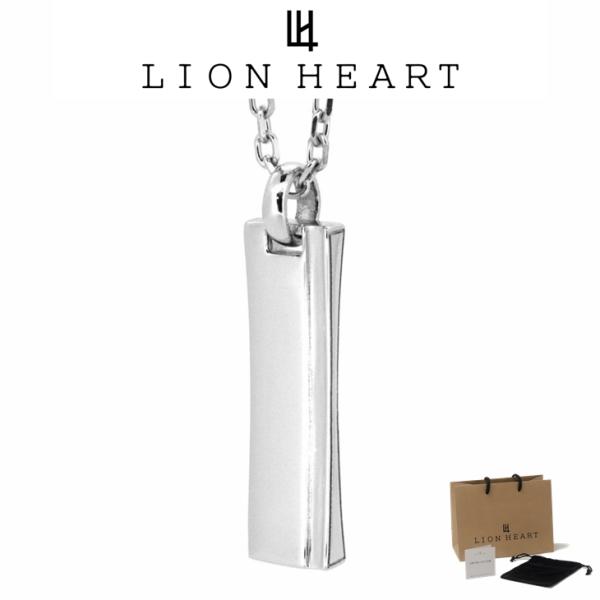 ライオンハート ネックレス メンズ カーブドプレート ネックレス メンズ SV925 LH-01NE...