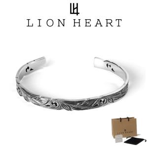 LION HEART◇バングル/ステンレス/ライオンハート/シルバー/SLV/メンズ