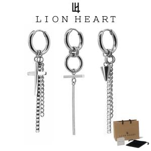 ライオンハート ピアス メンズ シャインドロップ ピアス メンズ サージカルステンレス316L LH-03EA033 LION HEART ステンレス アレルギーフリー メンズピアス 片｜zeitakuya