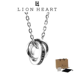 ライオンハート ネックレス メンズ  WEB限定ロゴ ダブルリング ネックレス サージカルステンレス316L LH-03NE0515 LION HEART ステンレス アレルギーフリー メン｜贅沢屋