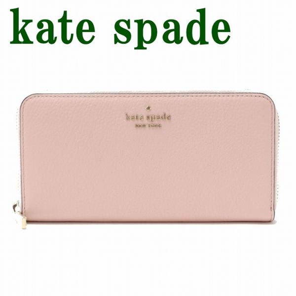 ケイトスペード Kate Spade 長財布 財布 レディース ラウンドファスナー ピンク WLR0...