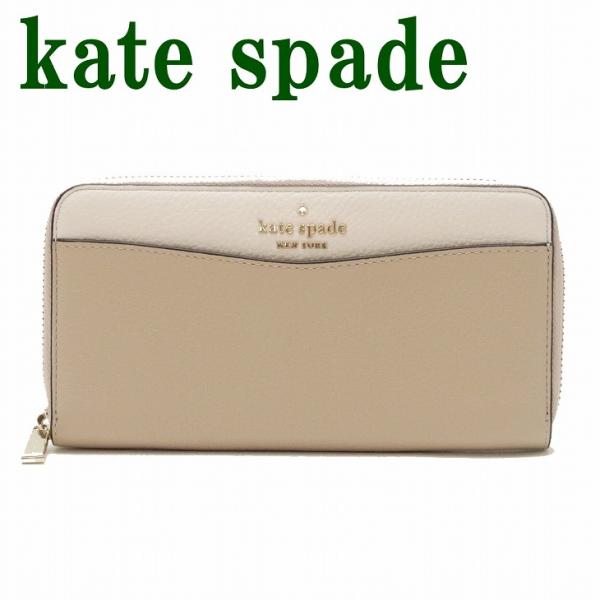 ケイトスペード Kate Spade 長財布 財布 レディース ラウンドファスナー ロゴ WLR00...