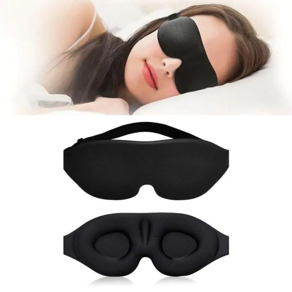 アイマスク 3D立体型 軽量 遮光 安眠マスク 柔らかい 男女兼用 圧迫感なし 付け心地良い 眼精疲...