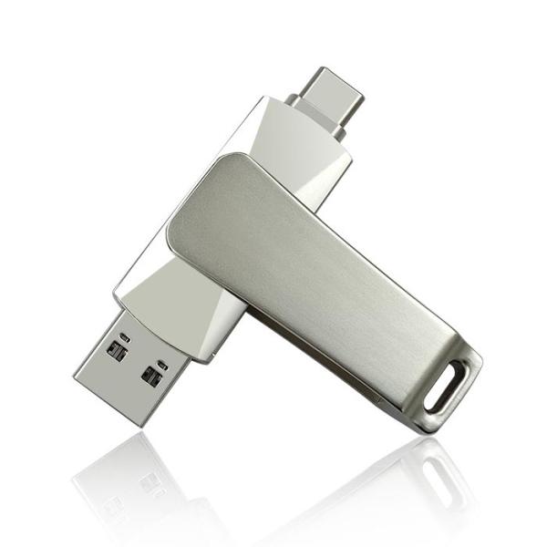 2in1USBメモリー USB2.0 USB3.0 16GB 32GB 64GB 128GB 回転式...