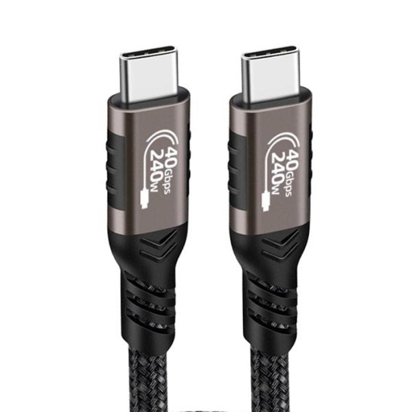 USB 4.0 ケーブル １メートルUSB 4.0 ケーブル 40Gpbs 240W 充電対応 US...