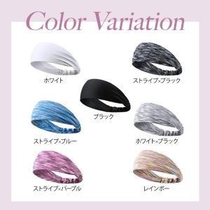 ヘッドバンド ヘアバンド 汗止め 速乾 冷感 ...の詳細画像4