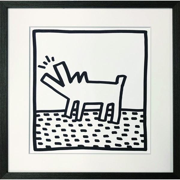 アートフレーム キース・ヘリング Keith Haring Untitled, (barking d...