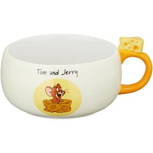 「 トムとジェリー 」 ジェリーとチーズ スープカップ フィギュア付 390ml SAN3586