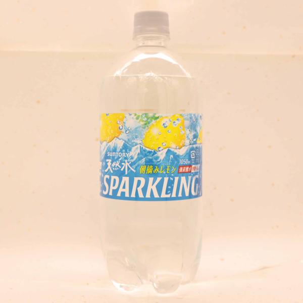 炭酸水  サントリー 天然水 スパークリング レモン 強炭酸 1050ml ×12本