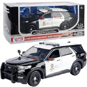 Motormax 2022 Ford Explorer Police Interceptor Utility LAPD Los Angeles Police Department 1/24 Diecast Model 76994 by All Star Toys