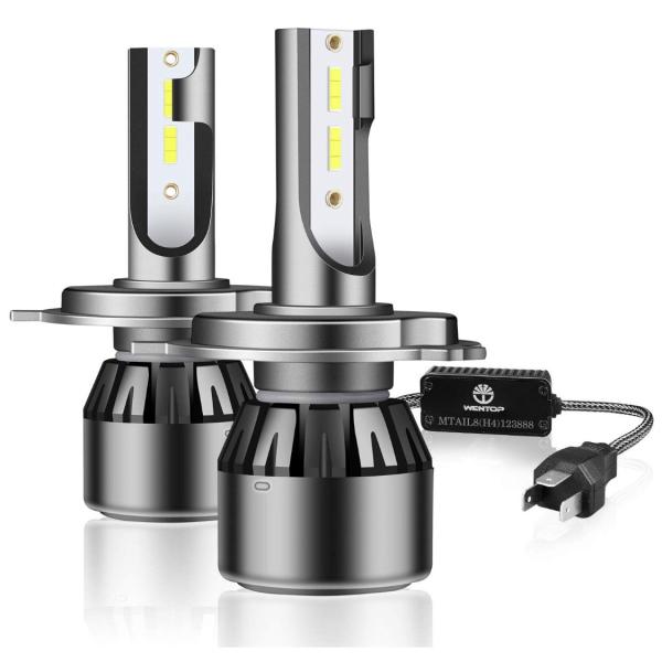 H4 led ヘッドライト Hi/Lo 新車検対応 バイク/車用 12V車対応