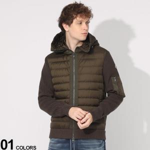 モンクレール ダウン メンズ MONCLER カーディガン フロントダウン ロゴ ニット CARDIGAN ブランド ブルゾン パーカー MC9B50800A9340 2024_vt｜zen