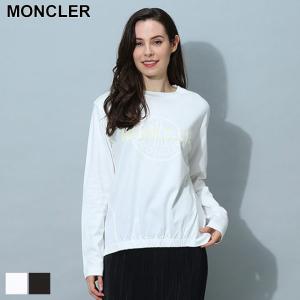 モンクレール レディース Tシャツ 長袖 MONCLER ブランド ロンT カットソー トップス ロゴ プリント MCL8D00005829HP｜zen