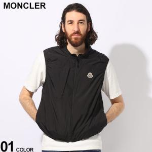 MONCLER (モンクレール) 胸元ジッパーポケット付き ロゴパッチ ナイロンベスト MCARASHI4｜zen