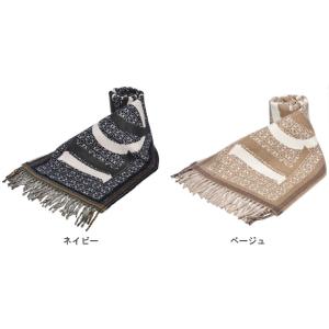 ロエベ LOEWE カシミヤ混 総柄 マフラー...の詳細画像1