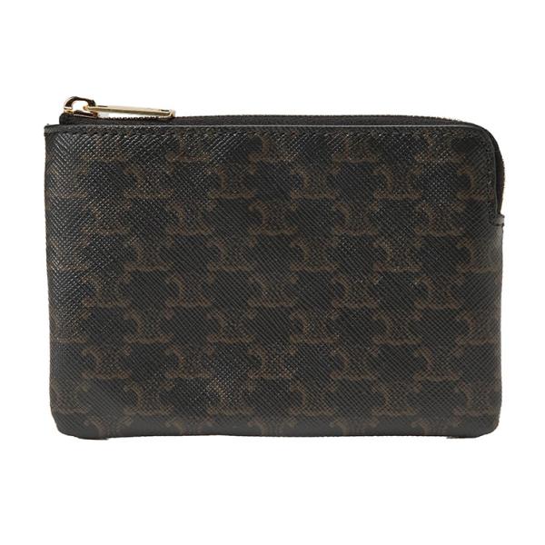 セリーヌ CELINE メンズ コインケース トリオンフキャンバス ジップ ミニ財布 CEL10C6...