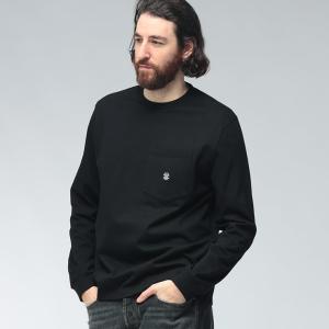 セリーヌ CELINE メンズ Tシャツ 長袖 トリオンフ ワンポイント ロゴ ルーズフィット クルーネック カットソー CELRX0HX1242 ブランド トップス ロンT 春 夏
