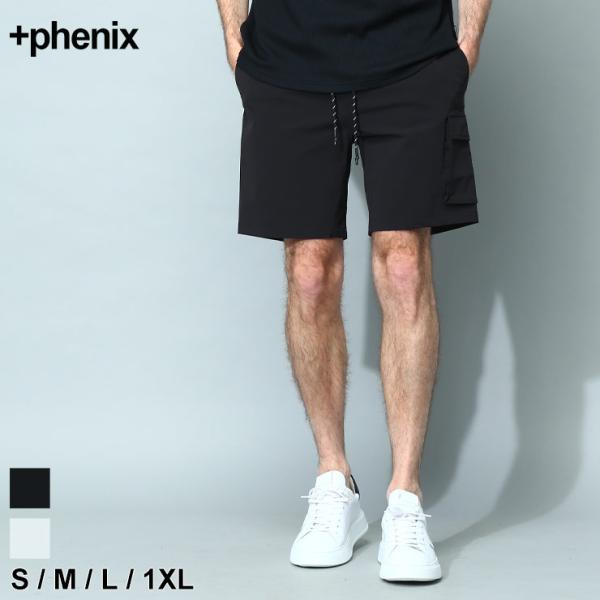 プラスフェニックス +phenix ショートパンツ パンツ メンズ ストレッチ 撥水 ウォッシャブル...