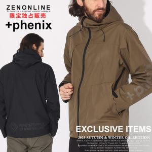 【当店独占販売】 プラスフェニックス アウター +phenix ジャケット ロゴ GORE-TEX WINDSTOPPER ブランド PXPOO23060SZ｜zen