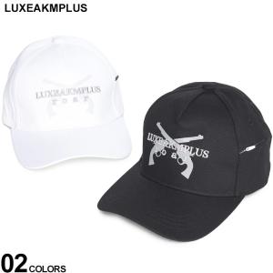 リュクスエイケイエムプラス キャップ メンズ LUXEAKMPLUS roar ブランド 男性 帽子 ロゴLALAZ23026R 2024_vt｜zen