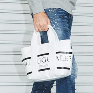 1PIU1UGUALE3 RELAXシンセティックレザー バックルベルト トート 1PIU1UGUALE3 RELAX ウノピゥウノウグァーレトレ リラックス