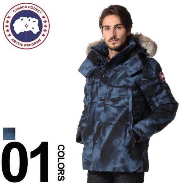 カナダグース CANADA GOOSE ダウンジャケット メンズ ファー フード パーカー ブルゾン...