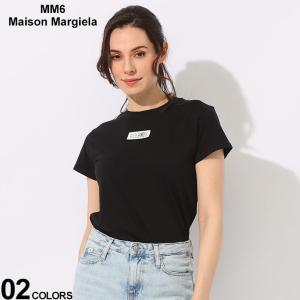 MM6 Maison Margiela (エムエムシックス メゾン マルジェラ) 胸ミニタグ クルーネック 半袖 Tシャツ MM6GC0312S24312｜zen